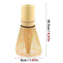 1个日式抹茶筅（茶筅），绿茶搅拌器，竹制配件，抹茶工具，日式茶道抹茶刷，抹茶碗架，抹茶勺搅拌刷 - 彩色 - 查看 9