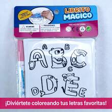 Alfombra Mágica de Agua Tamaño Mini para Interacción Padre-Hijo, Reutilizable para Dibujar con Profesiones de Personajes, Colores Mágicos, Manta de Pintura con Agua, Juguete Educativo, Regalo de Cumpleaños para Niños y Niñas - A5331 - Ver 2