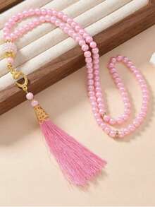 2pcs/Set High-End Packaged Ring Counter, Rosary Bracelet Set With Ring Counter, Muslim Prayer Beads, Suitable For Holiday Gatherings, Christmas Gifts - Multicolor - View 10