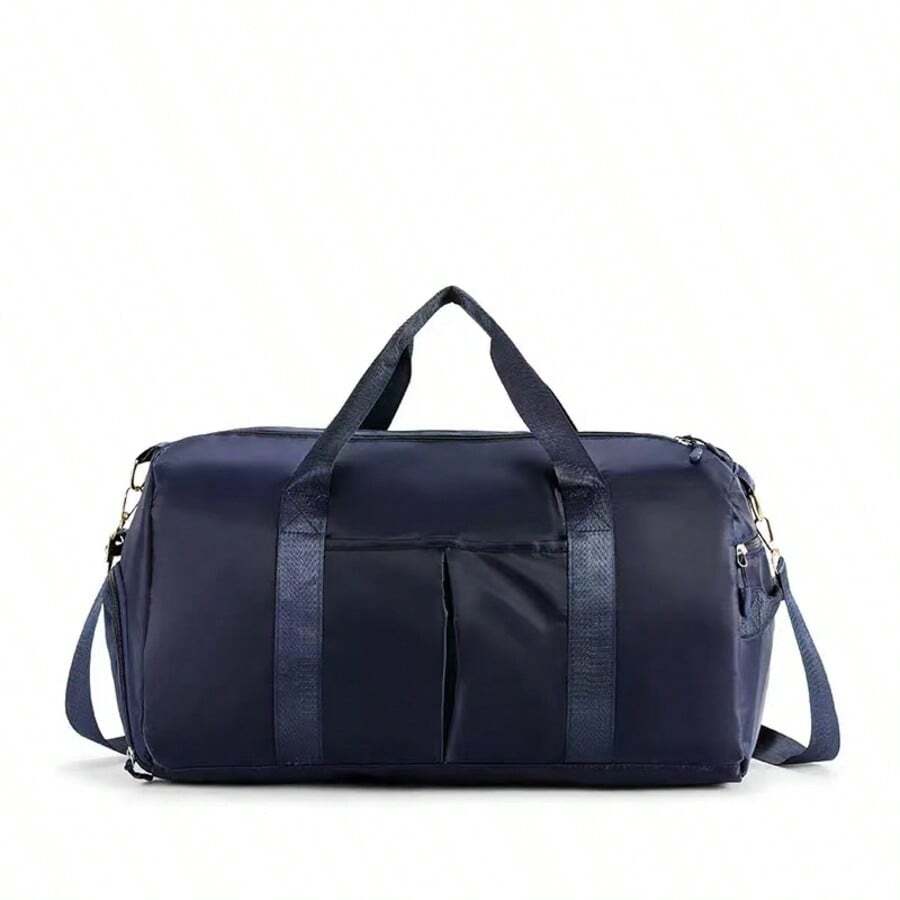 Maleta deportiva de color liso,con separacion de ropa humeda y seca,ideal para yoga,vijaes y para guardar zapatos.