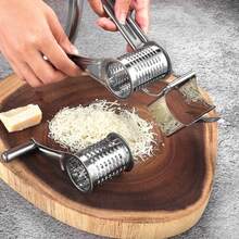 1pc Multi-Functional Stainless Steel Zester Grater, Manual Lemon Zester, Cheese Grater, Ginger Shredder, Kitchen Tool For Vegetables And Garlic - Multicolor - View 6