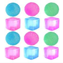 2/6pcs Soft Stretchable Stress Relief Balls - Soft Stretchable Stress Relief Toys Suitable For Adults, Suitable For ADHD Patients. For Sensory Stimulation, Stretching And Stress Relief. Suitable For Games, Hobbies, Collections, Party Supplies, Youth Creative Toys, And Stress Relief Toys For Office, Home And Classroom. (Random Colors) - Multicolor - View 3