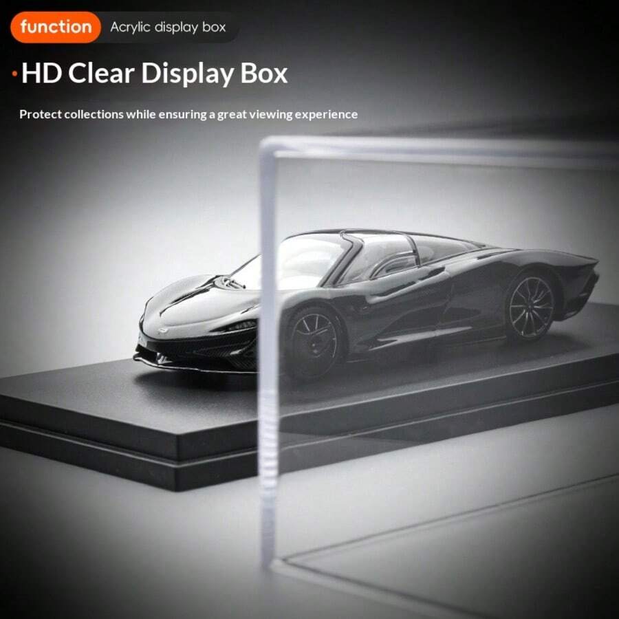 Hộp trưng bày acrylic tỷ lệ 1/64, hộp trưng bày nhỏ bằng acrylic chống bụi để bảo quản và trưng bày mô hình xe hơi thu nhỏ, MINIGT - Nhiều màu - Xem 1