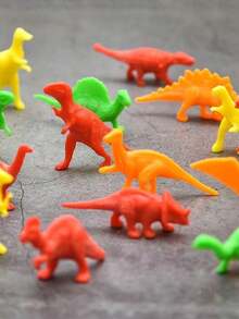 12 件/40 件/60 件套装，微型软橡胶逼真恐龙模型，约 2 英寸，装饰性派对礼品，节日礼物（颜色和款式随机搭配） - 彩色 - 查看 10