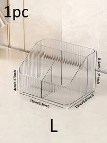 多功能化妆品收纳盒，透明塑料化妆品整理盒，防水化妆品收纳容器，适用于浴室柜、卧室、梳妆台、茶几收纳，家居装饰，浴室配件，桌面收纳 - 彩色 - 查看 13