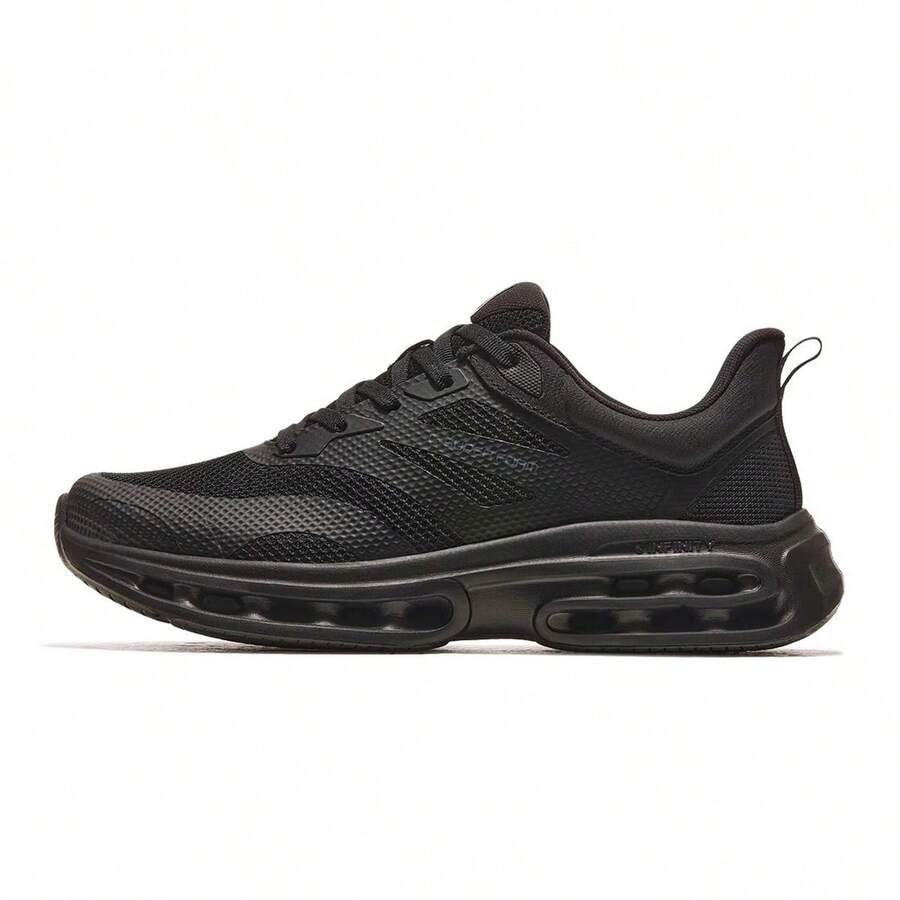 CAMEL CROWN Men's Shock-Absorbing Sports Shoes, Breathable Non-Slip Outdoor Running Shoes, Spring/Summer - All Black - View 1