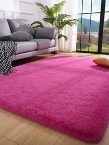 Plush Rug 2.00 X 1.50 Beige - Rosa Fucsia - Ver 2