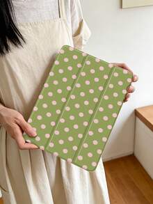 1 ốp lưng bảo vệ phẳng màu quả lựu, thiết kế chấm bi, tương thích với Samsung Galaxy Tab A8 10.2 inch 2021/2020 thế hệ thứ 10/9/8 (A16), 11 inch thế hệ thứ 11 2025, tương thích với Samsung Galaxy Tab A8 10.5 inch 2022, / Ốp bảo vệ máy tính bảng, có khe cắm bút, hỗ trợ chức năng tự động tắt/mở màn hình. - Nhiều màu - Xem 2