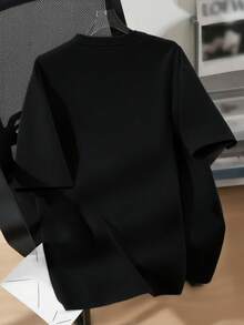 Unisex Workout T-Shirt,  Style, 100% Cotton. Perfect For Training, Walking, CrossFit, Gym, Weightlifting, Cardio. Comfortable And Stylish, Lightweight And Breathable Fabric. - Negro - Ver 3