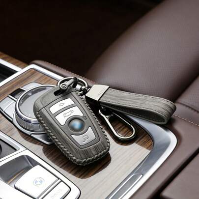 Premium Erkek Deri Araba Anahtarlığı, Minimalist Şık Aksesuar, Yaratıcı Sade Moda Araba Anahtarlığı, Belden Askılı Anahtar Tutucu, Deri Anahtarlık, Araba Anahtarı Hediyesi