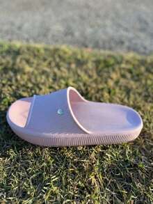 Meleve Cloud Slide Flip Flops Original 100% EVA Comfortable Women's Casual - 乾枯玫瑰色 - 查看 1