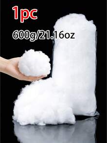 1 Stück hochwertige Polyesterfaser Füllung, weißes Premium Füllmaterial für DIY und Stopfen, seidenähnliche Faser, Plüschpuppen Baumwolle, hypoallergene Polyesterfaser Füllung, Einweihungsgeschenk, sehr elastische Füllbaumwolle, große Kapazität, weich und flauschig, verschiedene Größen erhältlich - Füllbaumwolle - Übersicht 18