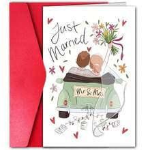 1, Wedding Card, Congratulations Wedding Card, Family Wedding Card, Papyrus Wedding Card, Fun Wedding Card, Best Friend Wedding Card, Wedding Celebration Card, Best Wedding Gift Card - A - View 2