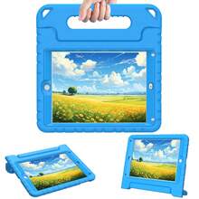 High-Quality Tablet PC Case With Stand, Built-In Screen Protector, Lightweight Handgrip Shell - Blue - View 14