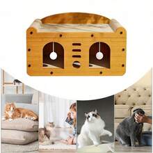 Large Cat Scratching Board And Cave Toy, Providing Ample Space For Cats To Rest And Scratch, Enhancing Their Well-Being - 20.7*10.6*10.2 - View 5