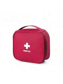 2pcs/1pc Portable First Aid Kit, Emergency Medical Bag, Home Medicine Storage Organizer. Lightweight Handheld Medicine Pouch Suitable For Home, Travel, Work, Outdoor And Car. Multifunctional Organizer Bag, A Practical And Safety Essential Gift For School, Labor Protection And Family/Friends. - One Size - View 19