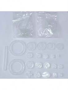 22pcs/Set Multi-Functional Template Ruler Set, Can Draw Various Patterns, Curves, Gears, Drawing Rulers, Wheels, Geometric Rulers, Creative Educational Drawing Accessories - Kaleidoscope - View 6