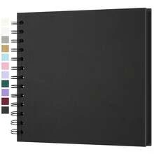 20 páginas/40 hojas Álbum de recortes DIY, 7*7 pulgadas, para familia, aniversario, boda, viaje - A - Ver 1