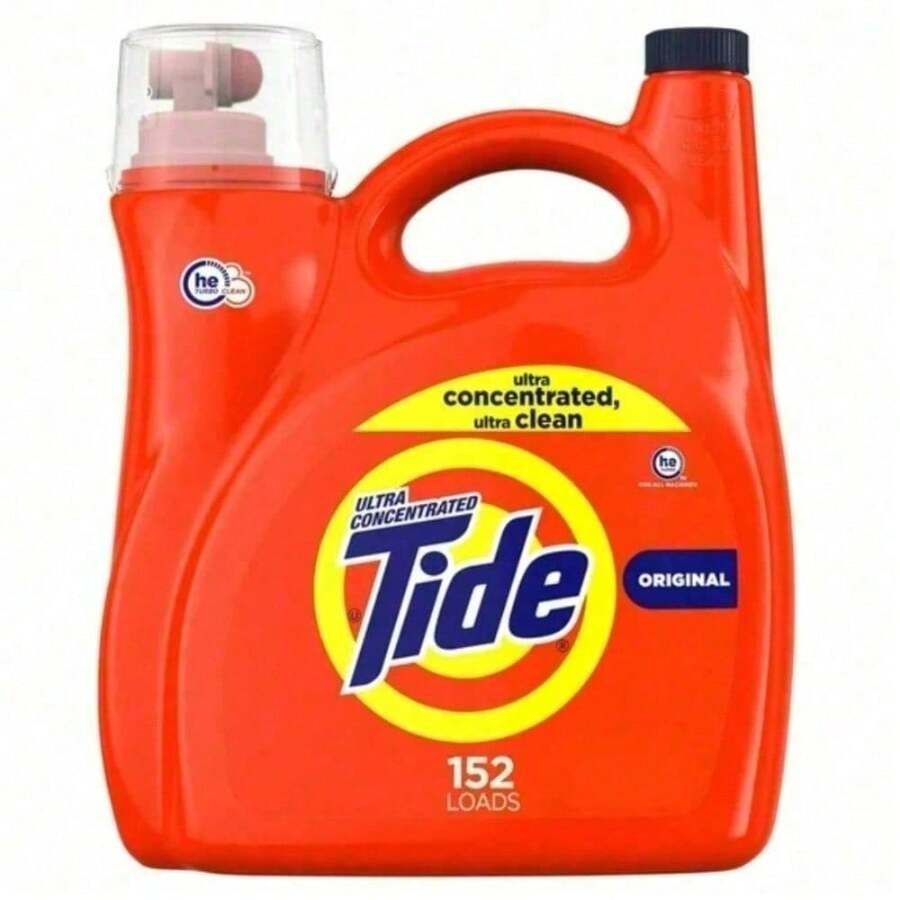 Liquid Laundry Detergent, Original – 152 Loads, 170 Fl Oz (Pack Of 2), Powerful Stain Removal, Long-Lasting Freshness, Trusted Clean, Gentle On Clothes, Ideal For High-Efficiency And Standard Washers, Keeps Clothes Soft & Smelling Fresh, Perfect For Large Families, Affordable & Effective For Everyday Laundry, Helps Maintain Fabric Integrity, Works Well On Tough Stains, Original Scent For A Classic Freshness. - 2 Pack - View 1