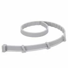 Coleira Para Cachorro e Gato Combate Pulgas, Carrapatos,  Piolhos e da Leishmaniose COR CINZA - CINZA para cachorro (68cm) - Visão 5
