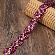 2/5 Inch Sequin Woven Trim Ribbon, Multi-Color Options, Suitable For Sewing, Clothing Edging Decor, Hat Embellishment, Dance Costume Decoration, Applicable For DIY Clothing, Home Decor, Garment Making, Gift Packaging And Beginner Sewing - Multicolor - View 11
