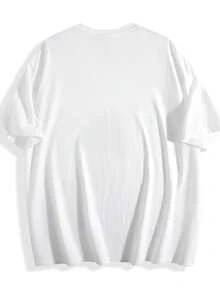 Plussize Women's Casual Tshirt, For Ariel, The Little Mermaid, Sport, Athleisure, Comfortable And Loosefitting Round Neck Printed Tshirt For Casual Attire, Suitable For All Seasons, Machine Washable, Valentine's Day Women's Clothing, Date Outfits - 白色 - 查看 2