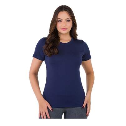 Camiseta feminina academia camisa treino confortável básica feminino  corrida  Casual    Tecido    Nenhum    Esportes e Fitness  Diário  Casa