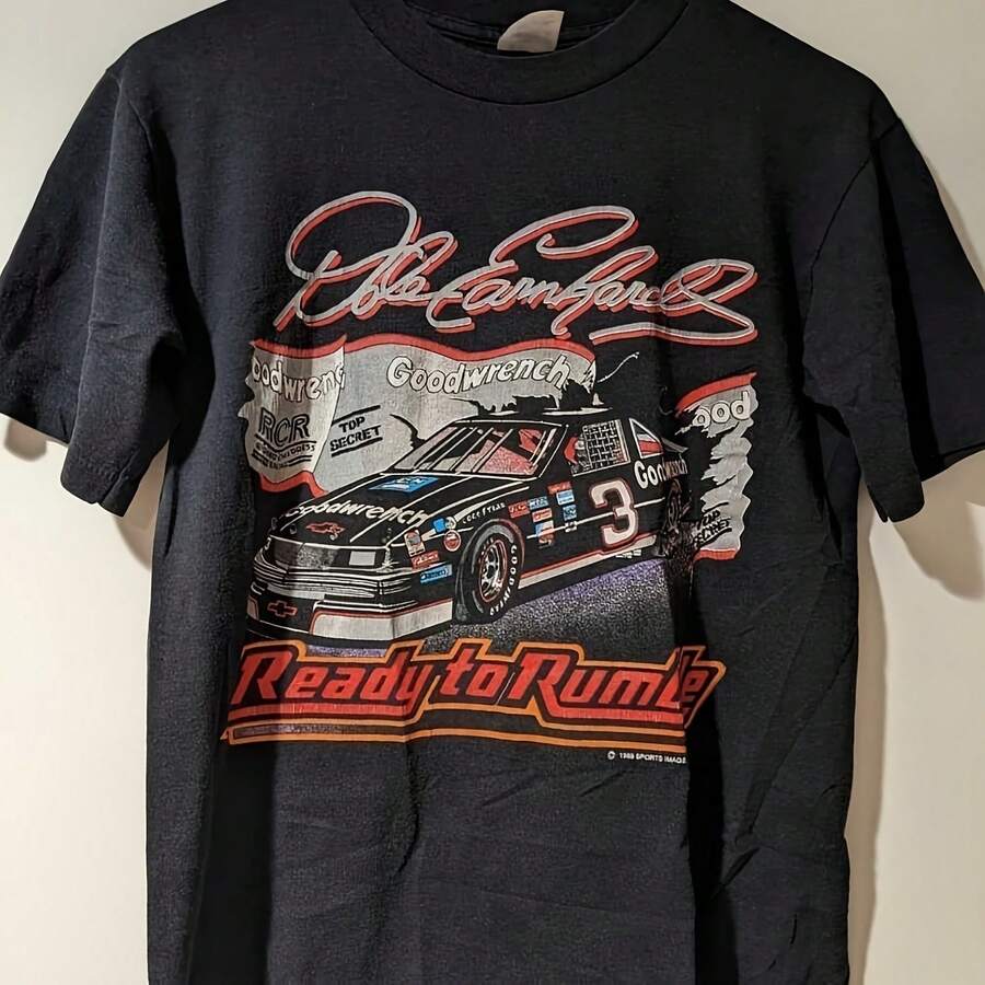 Vintage 1989  Dale Earnhardts Sr T-Shirt, Dale Earnhardts Shirt - hình dạng - Xem 1