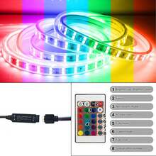 CLIPOP Nightstand With 2 Drawers, With LED Lights, High Gloss, With Top Tray, Storage Cabinet, Bedside Table For Bedroom - 黑色 - 查看 11