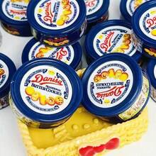 Bộ 4/8/10 bánh quy Đan Mạch trong hộp màu xanh dương, tỷ lệ 1:12, dùng để trang trí nhà bếp thu nhỏ, phụ kiện nhà búp bê và quà tặng, bộ dụng cụ tự làm mô hình thu nhỏ, bộ nhà thu nhỏ, hộp quà tặng. - Nhiều màu - Xem 5