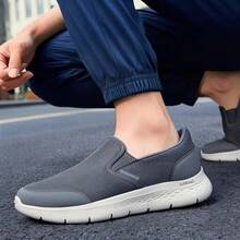 Skechers Men's Go Walk Flex Slip-On Casual Walking Shoes - Grey - View 2