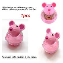 Interactive Rolling Treat Dispenser Toy - With Rotating Design, Suitable For All Kinds Of Slow Feeder Toys, Plastic Pet Toys, Cats And Dogs, Need To Shake The Toy To Get Dry Food, Helps Pet's Intelligence Training, No Battery Required - Multicolor - View 9