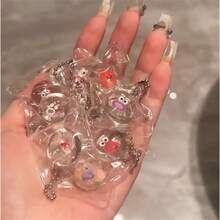 透明挤压玩具，可爱卡通软萌钥匙扣减压玩具 - 彩色 - 查看 5
