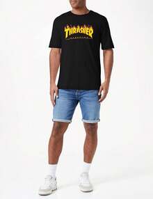 Flame T-Shirt - Black - Black - View 3