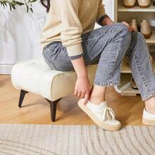 Pouf For Sofa Armchair Style - Black - View 3