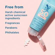 BLUE LIZARD Baby Mineral Sunscreen With Zinc Oxide, SPF 50+, Water Resistant, UVA\/UVB Protection With Smart Cap Technology - Fragrance Free, 3 Ounce Tube - MàuC - Xem 6
