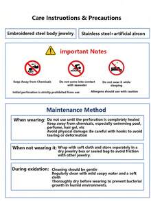 Anillos de nariz de acero inoxidable de moda con un solo piercing y doble aro, joyería de piercing de estilo caliente para señoras - Multicolor - Ver 11