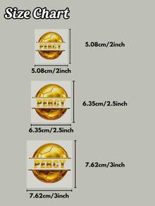 Personalized Name Stickers (1/3/5 Sheets), Personalized Football Name Stickers With Gold Foil Foil, Name Stickers, Custom Stickers, Date Stickers, DIY Gifts, Handmade Items, Handwritten Stickers, Wedding Stickers, Gift Stickers. Customizable Holographic Name Stickers Are Available For Water Bottles, Lunch Boxes, Personal Items - Multicolor - View 3