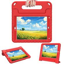High-Quality Tablet Protective Case With Stand, Built-In Screen Protector, Shock-Resistant Lightweight Handgrip Cover - Red - View 10