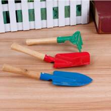 4pcs Outdoor Gardening & Beach Digging Tool Set - Garden Trowel, Beach Shovel, Farmer Role Play Tool, Beach Play Digging Tool, Suitable For Planting Activities And Yard Decor - Multicolor - View 2