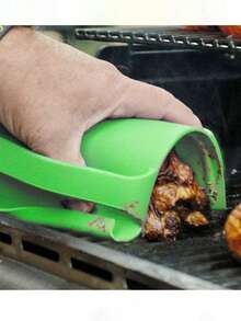 1pc Multi-Function Silicone Non-Slip Heat Resistant Kitchen Glove, Suitable For Kitchen, Oven, Hot Pad - View 4