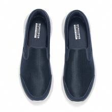 Skechers 男鞋GO WALK FLEX一腳穿休閒健步鞋 - 寶藍色 - 查看 8