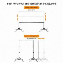 Fondo de fotografía de cuatro patas de 2 x 3 metros - Negro - Ver 2