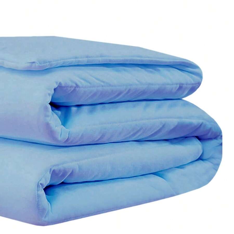 Edredom Infantil De Berços e Mini Camas Quentinho Acolchoado - Azul - Visão 1