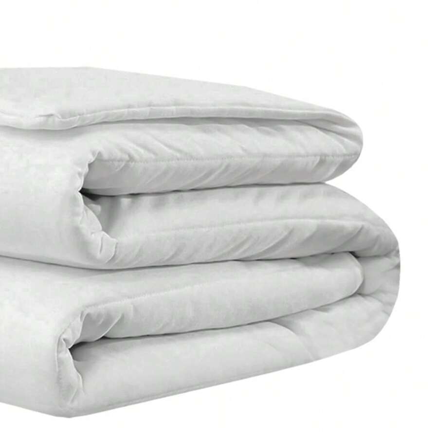 Warm, Padded Comforter For Cribs And Toddler Beds. - White - View 1