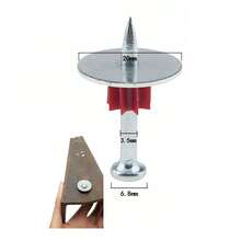 Fastener Pin with Washer Robust Fastener Washer Steel Nail Kit for Ceiling Cement Wall Concrete - Clavo de arandela de fijación - Ver 3