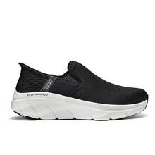 Skechers Men's Lightweight Sports Casual Slip-On Walking Shoes - Black - View 5