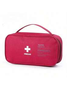 2pcs/1pc Portable First Aid Kit, Emergency Medical Bag, Home Medicine Storage Organizer. Lightweight Handheld Medicine Pouch Suitable For Home, Travel, Work, Outdoor And Car. Multifunctional Organizer Bag, A Practical And Safety Essential Gift For School, Labor Protection And Family/Friends. - One Size - View 18