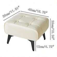 Pouf For Sofa Armchair Style - Black - View 5
