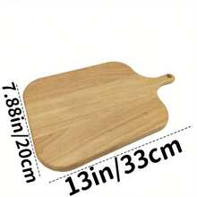 1 pieza Tabla de cortar de madera de roble premium de alta calidad, tabla de cortar de palisandro, tabla de cortar de doble cara, adecuada para manipular alimentos cocidos y crudos por separado, fácil de transportar y limpiar, aplicable para carne, verduras y frutas | Adecuado para la cocina del hogar y el dormitorio | Alimentos, bandeja de madera, diseño, disponible en 3 tamaños - 1PC - Ver 11